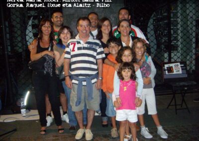 Nerea, María, Rober, Milton, Laura, Pili, Gorka, Raquel, Uxue eta Alaitz / Bilbo